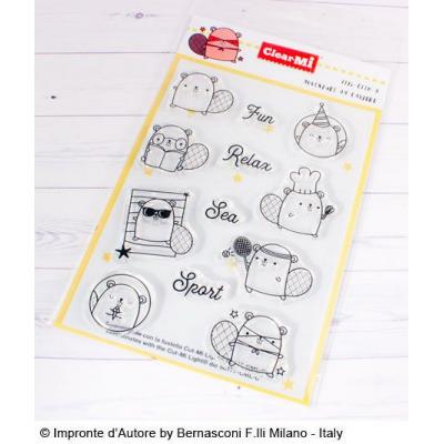 Impronte d’Autore Clear Stamps Avventure da Castoro-